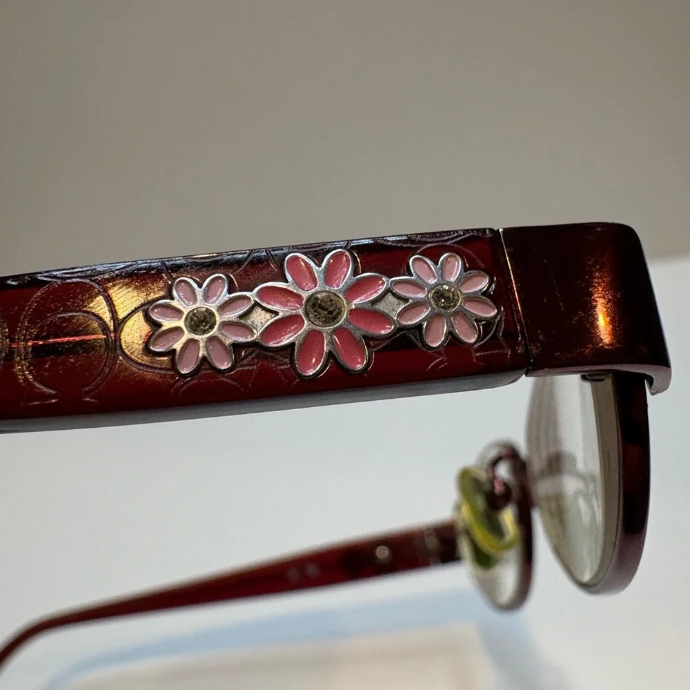 COACH EYEGLASSES Roslyn (909AF) Bordeaux 603 / 49-17-135 COACH GLASSES FRAMES‎